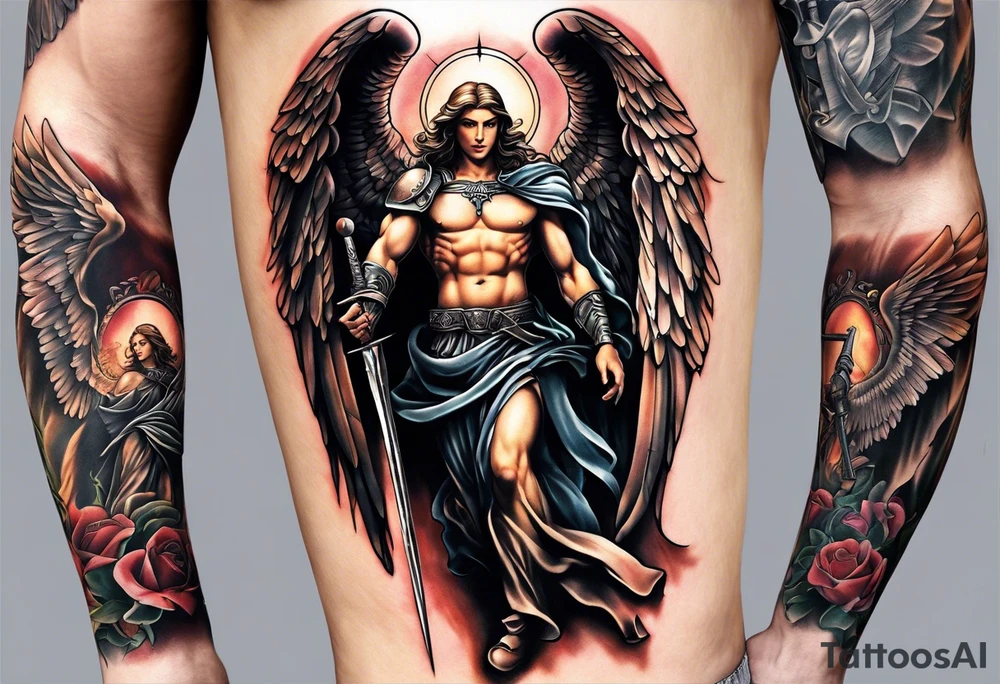 Michael the Archangel tattoo idea