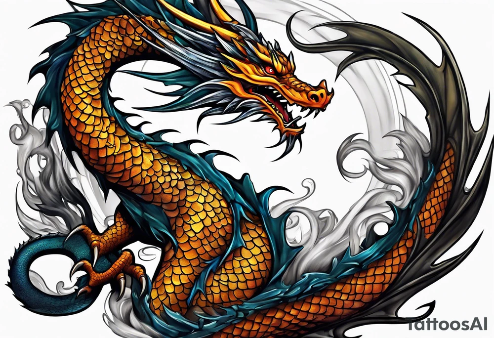 Dragon tattoo idea