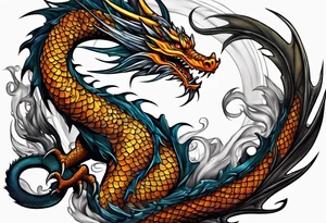 Dragon tattoo idea