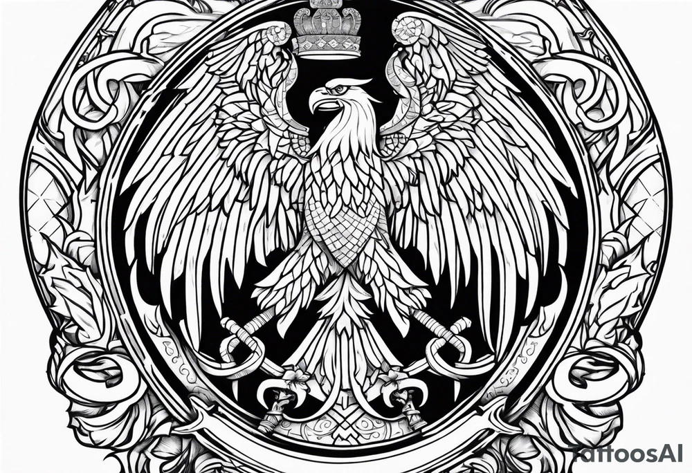 Romanian coat of arms tattoo idea
