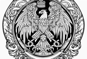 Romanian coat of arms tattoo idea