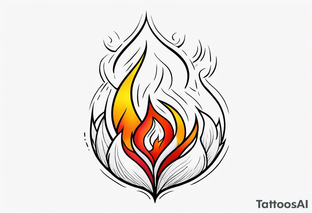 Fire tattoo idea