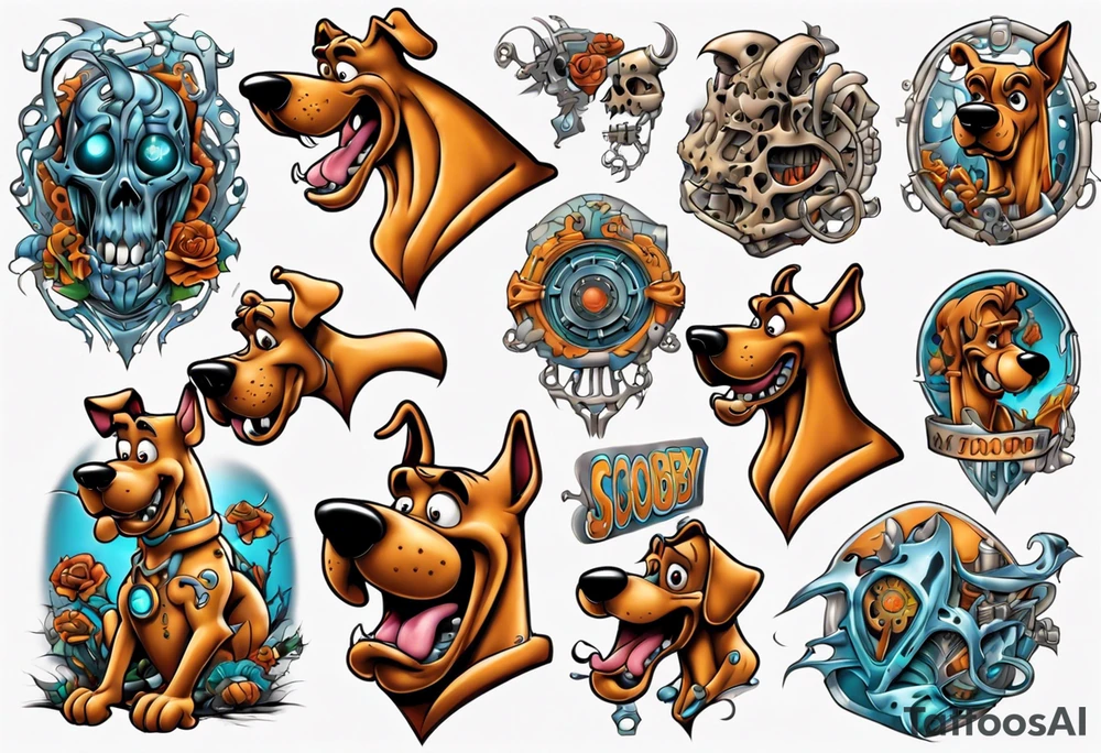scooby doo tattoo idea