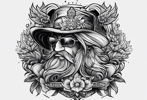 the word ‘onwards’ tattoo idea