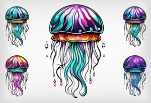 Jellyfish tattoo idea