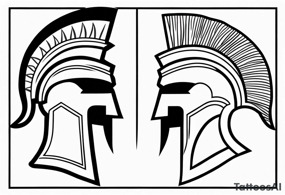 greek spartan symbol tattoo tattoo idea