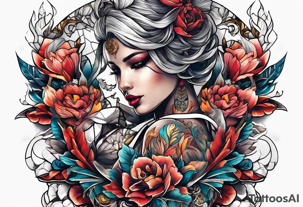 Fight tattoo idea