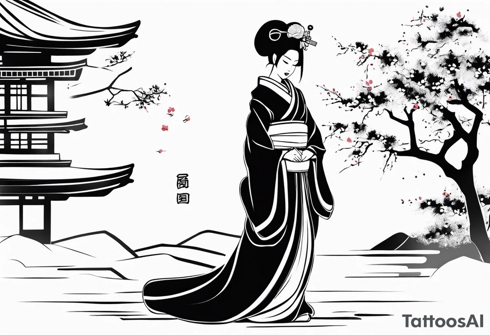 Geisha tattoo idea