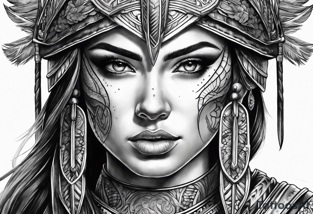 Warrior tattoo idea