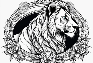 2 princess lioness tattoo idea