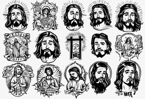 Jesus in a nofx tshirt tattoo idea