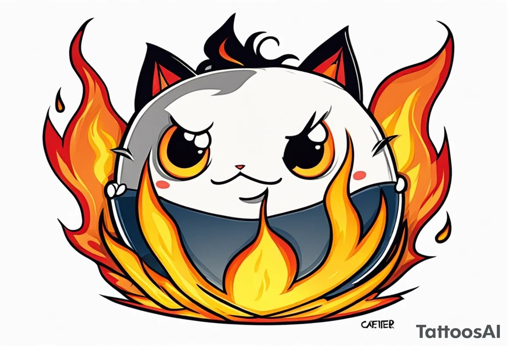 calcifer tattoo idea