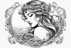 Water bearer  aquarius tattoo idea