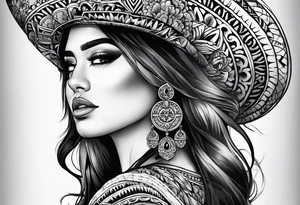 mexican style tattoo tattoo idea