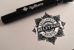 Would like the tattoo to include only the word relentless however I would like the T to be a cross. tattoo idea