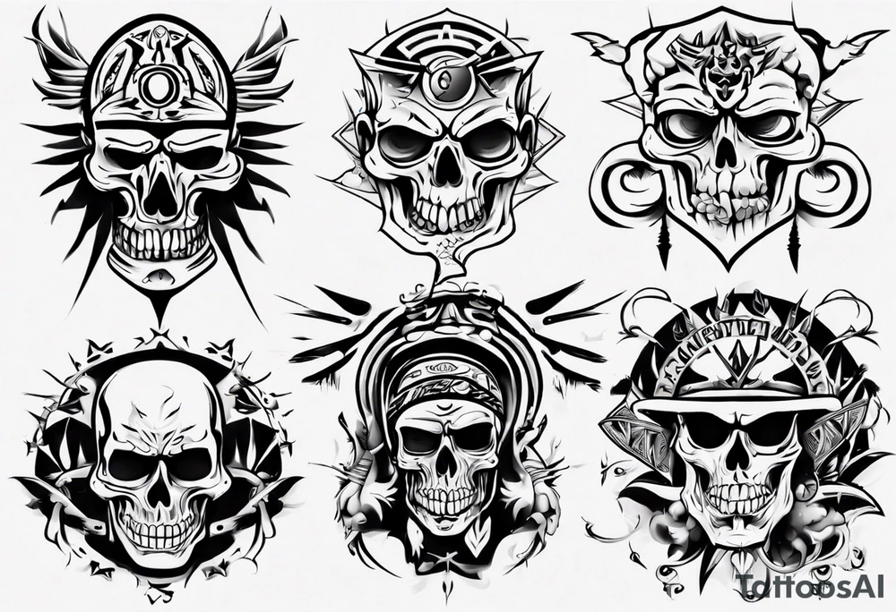 gangsta tattoo idea