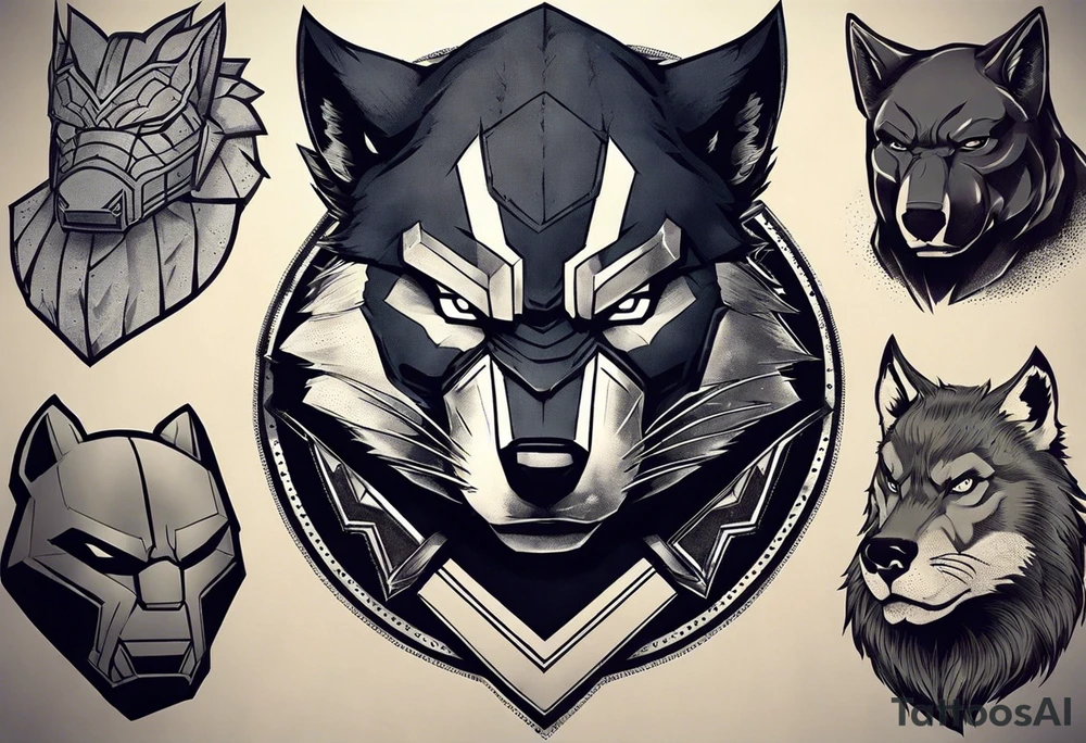 I want to change Avengers Team characters with animals. Hulk will be represented by a Badger.
Thor will be depicted as an Alpha Grey Wolf.
Captain America will be symbolized by a Bull.
Iron Man's character will be embodied by a Canary.
Black Widow's role will be portrayed by an Axolotl.
Hawkeye will be depicted as a Sudan Plated Lizard.
Nick Fury will be represented by a Cat. tattoo idea