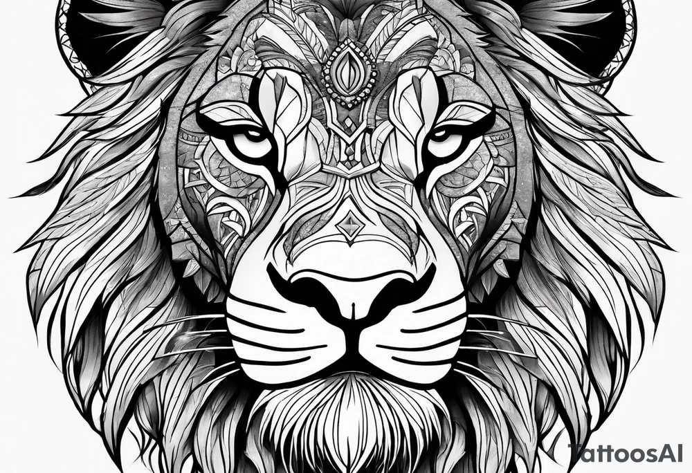 lion king tattoo idea