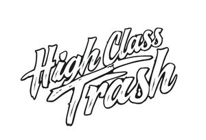 Script  of High Class White Trash in Chicano style tattoo lettering tattoo idea
