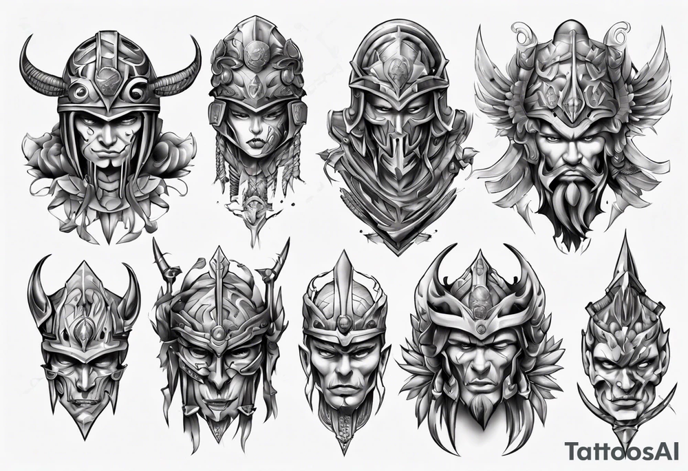 Warrior tattoo idea