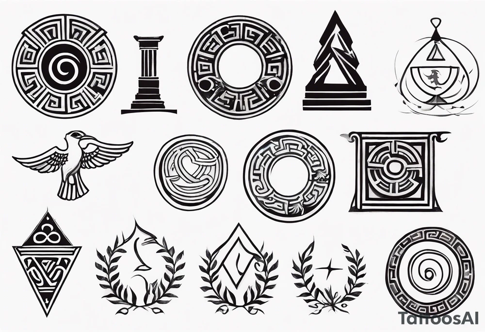 Ancient greek symbol tattoo tattoo idea
