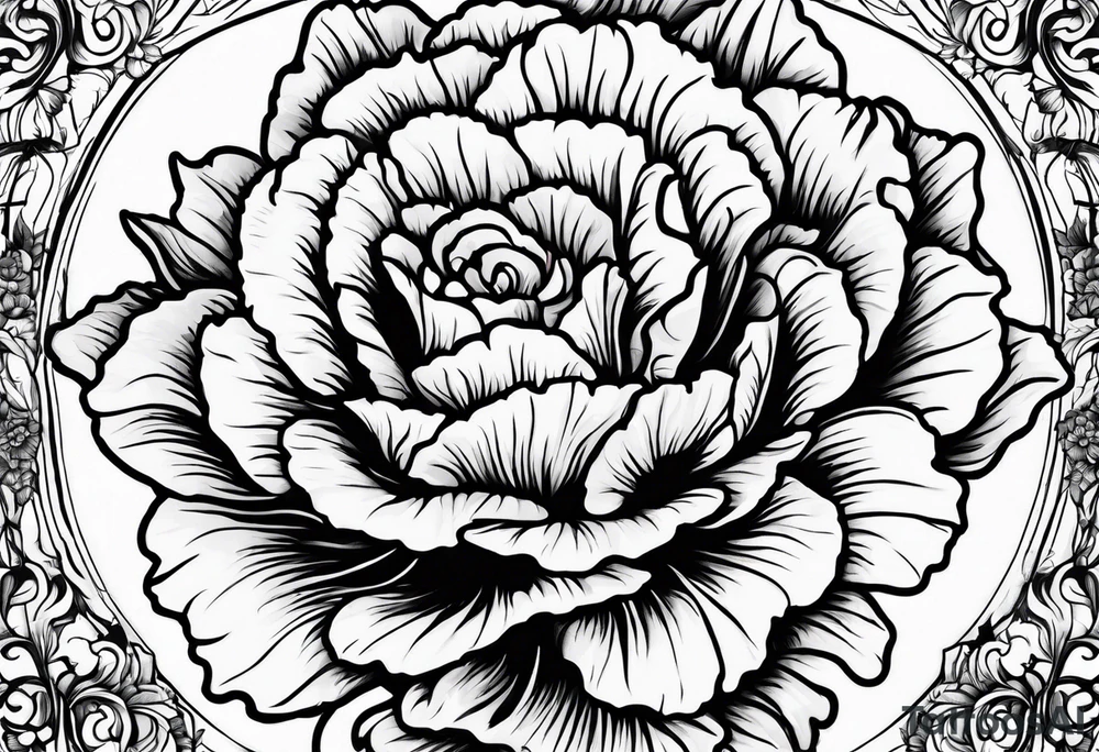 Carnation tattoo idea