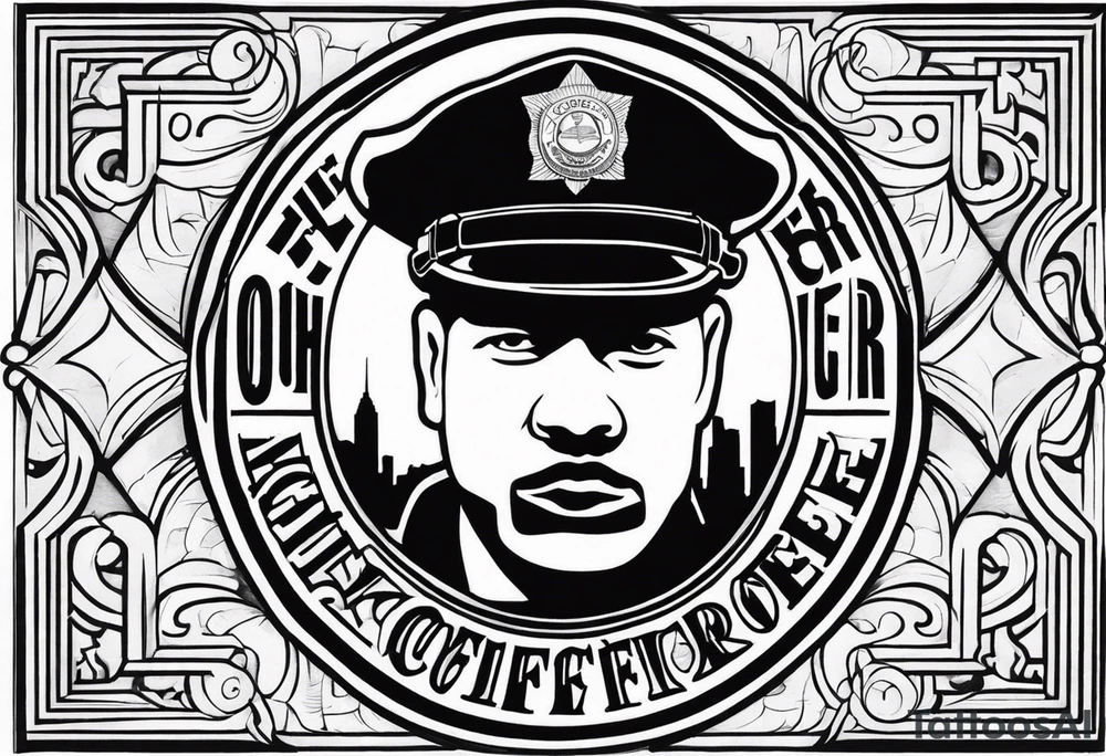 Officer Big Dick tattoo idea