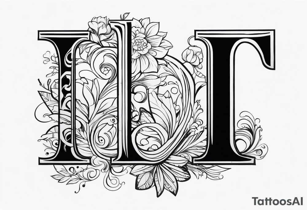 The letter I tattoo idea