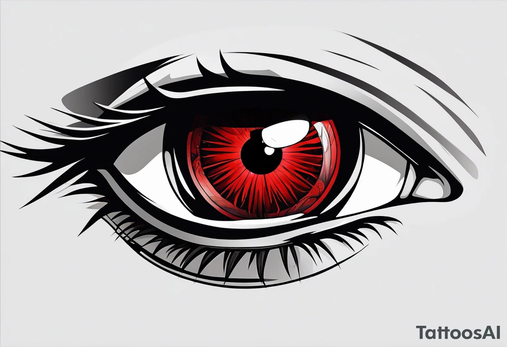 Sharingan eyes tattoo idea
