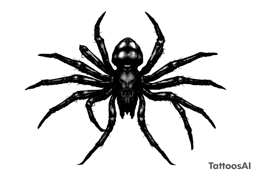 Spider tattoo idea