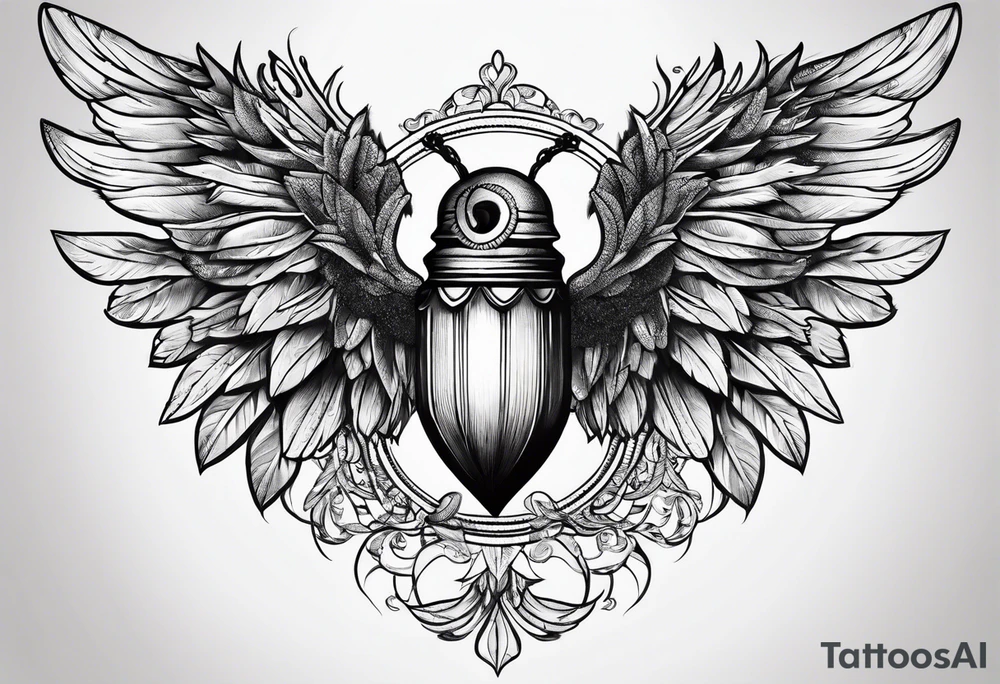 acorn, wings tattoo idea