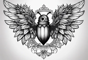 acorn, wings tattoo idea