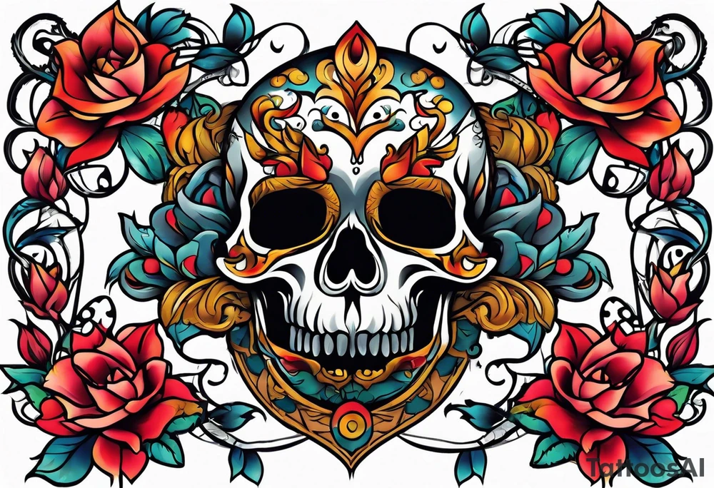 Neo traditional tattoo idea