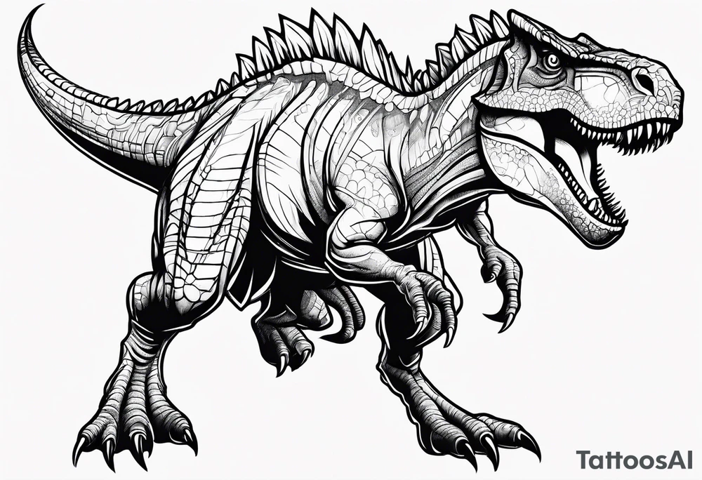dinosaur tattoo idea