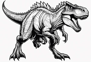 dinosaur tattoo idea