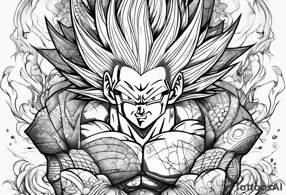 dragonball z tattoo idea