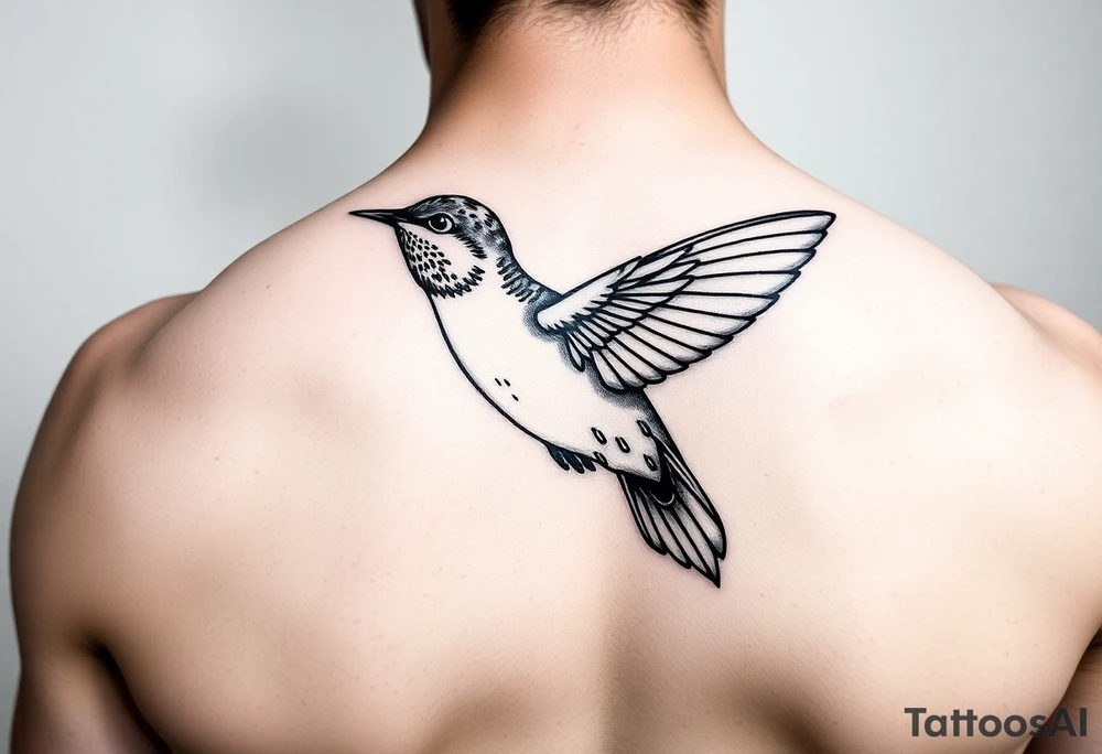 Hummingbird tattoo idea