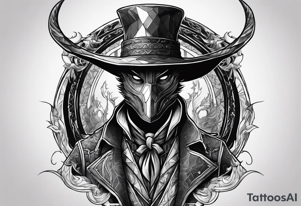 Bloodborne hunter tattoo idea