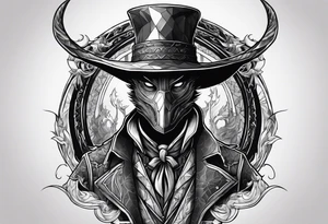 Bloodborne hunter tattoo idea