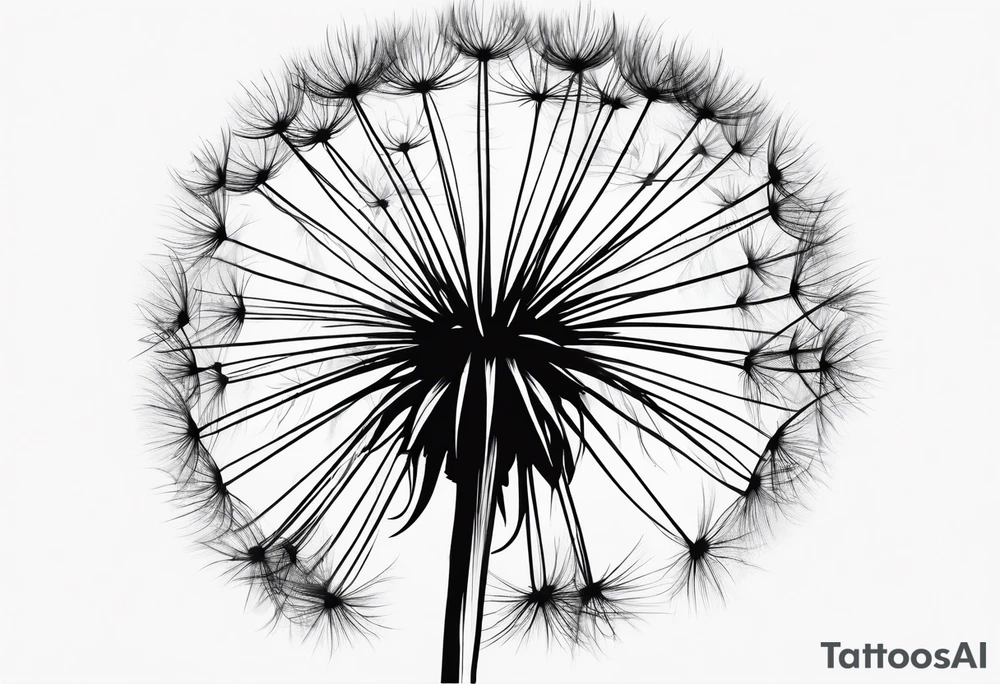 Dandelion tattoo idea