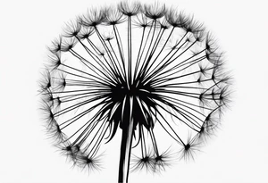 Dandelion tattoo idea