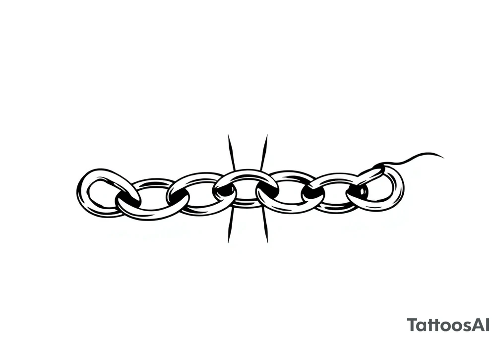 Chain tattoo idea