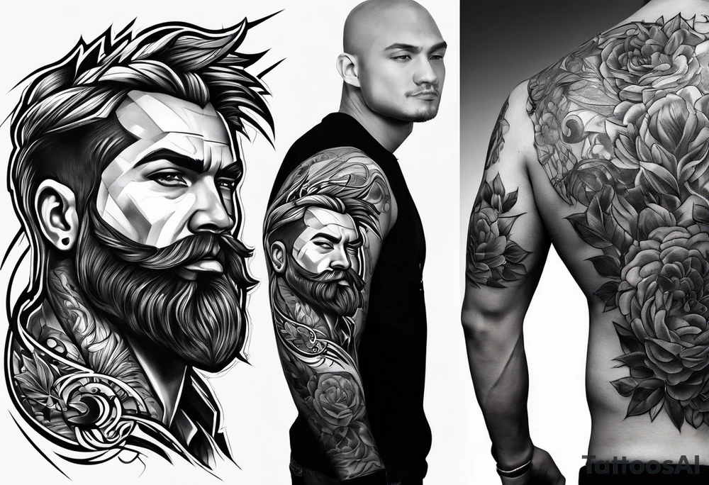 Cage fighter tattoo idea