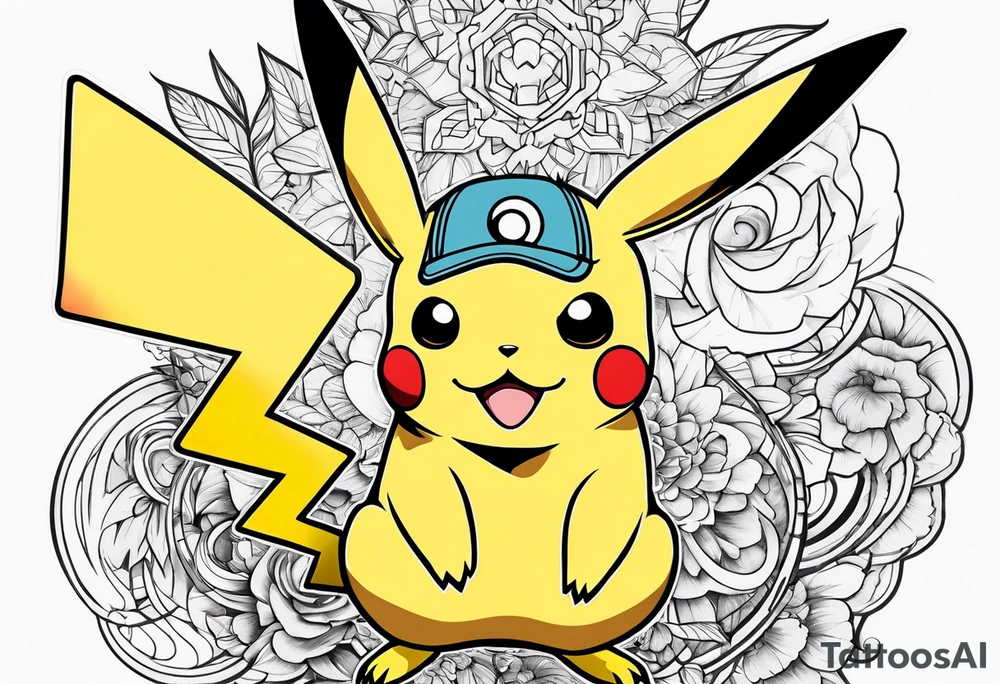 Pikachu tattoo idea