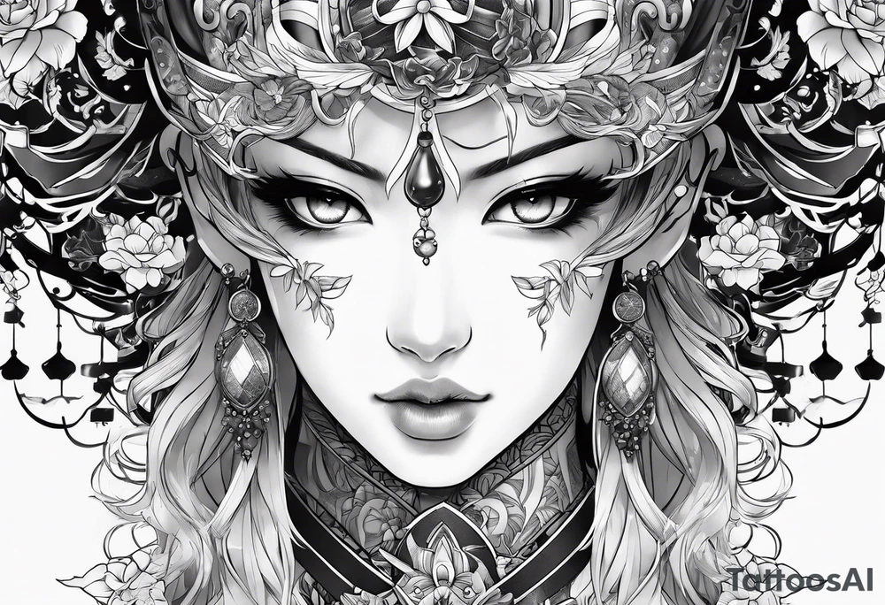 shiki anime tattoo idea
