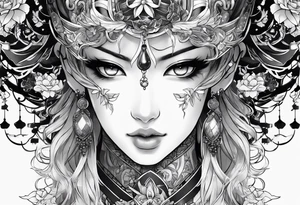 shiki anime tattoo idea