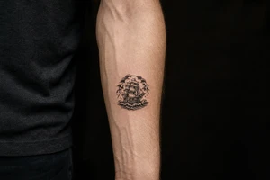 old ship in a storm tattoo idea