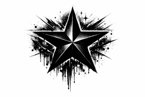 blackstar symbol tattoo tattoo idea