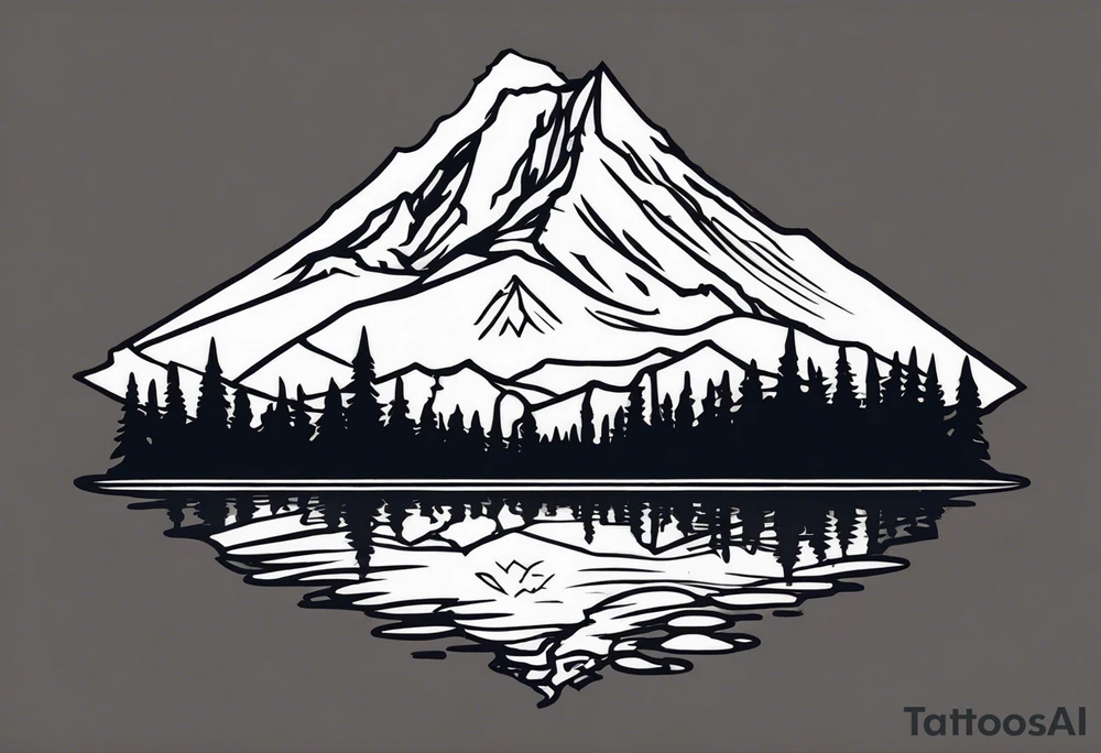 Mount Hood tattoo idea