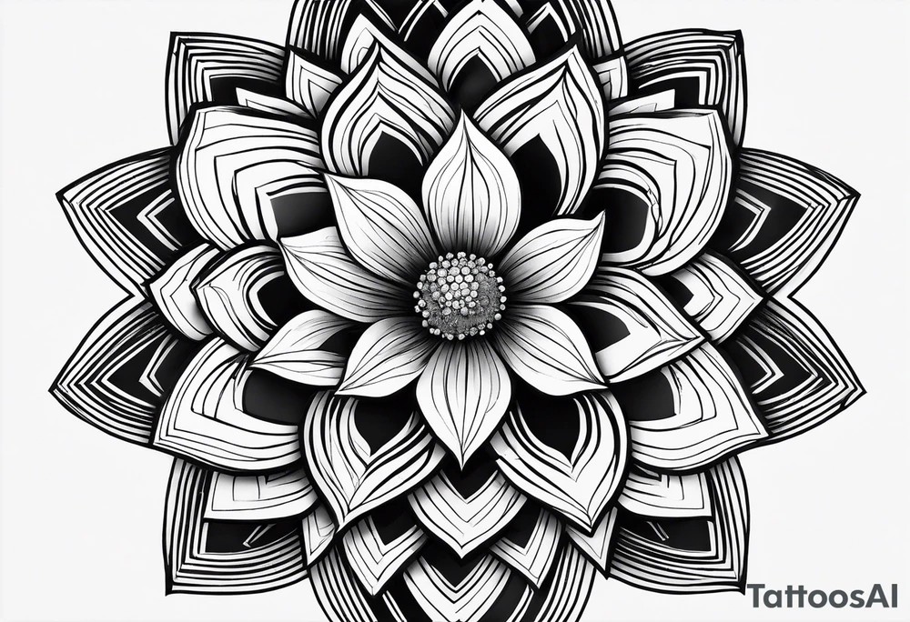a flower within a galaxy. the galaxy should be bigger, the tattoo will fit on a leg tattoo idea